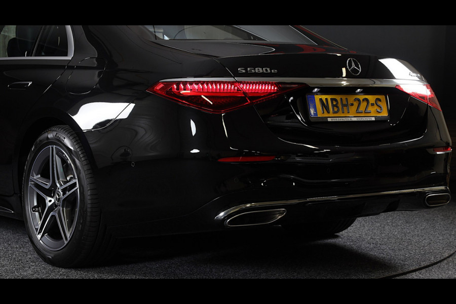 Mercedes-Benz S-Klasse 580 e 4MATIC Lang AMG Line / Chauffeurspakket Plus / Massage / Koptelefoons / Head Up / Pano / 360 Camera