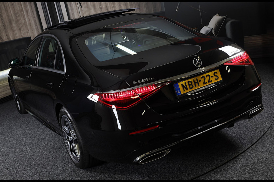 Mercedes-Benz S-Klasse 580 e 4MATIC Lang AMG Line / Chauffeurspakket Plus / Massage / Koptelefoons / Head Up / Pano / 360 Camera
