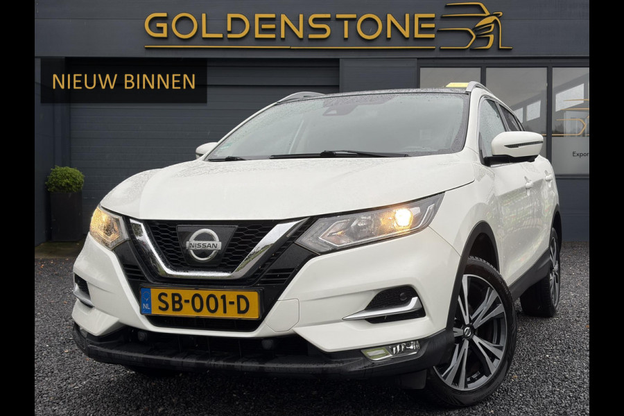 Nissan QASHQAI 1.2 N-Connecta ✓Ketting vv in 07-2023✓360° Camera✓2e Eigenaar✓Pano✓Navi✓Keyless✓116pk✓Pdc V+A✓18"Lm velgen✓Clima✓Cruise✓Rijstrooksensor✓6 Bak✓Dodehoeksenor✓N.A.P✓Apk tot 09-2027