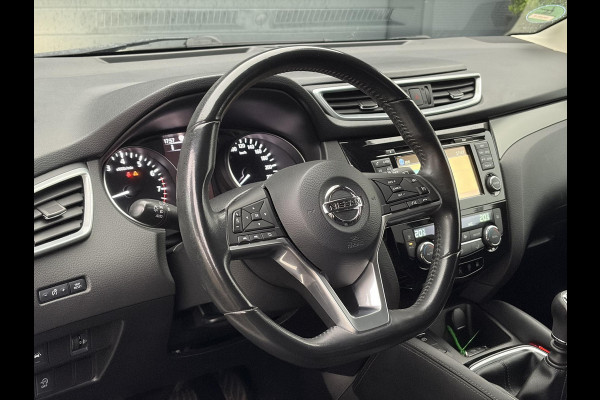 Nissan QASHQAI 1.2 N-Connecta ✓Ketting vv in 07-2023✓360° Camera✓2e Eigenaar✓Pano✓Navi✓Keyless✓116pk✓Pdc V+A✓18"Lm velgen✓Clima✓Cruise✓Rijstrooksensor✓6 Bak✓Dodehoeksenor✓N.A.P✓Apk tot 09-2027