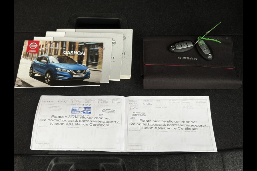 Nissan QASHQAI 1.2 N-Connecta ✓Ketting vv in 07-2023✓360° Camera✓2e Eigenaar✓Pano✓Navi✓Keyless✓116pk✓Pdc V+A✓18"Lm velgen✓Clima✓Cruise✓Rijstrooksensor✓6 Bak✓Dodehoeksenor✓N.A.P✓Apk tot 09-2027