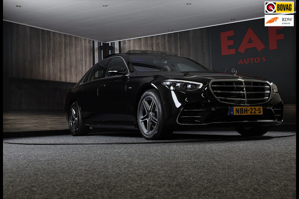 Mercedes-Benz S-Klasse 580 e 4MATIC Lang AMG Line / Chauffeurspakket Plus / Massage / Koptelefoons / Head Up / Pano / 360 Camera