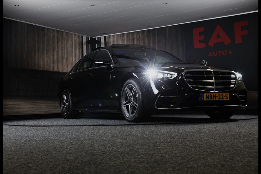 Mercedes-Benz S-Klasse 580 e 4MATIC Lang AMG Line / Chauffeurspakket Plus / Massage / Koptelefoons / Head Up / Pano / 360 Camera