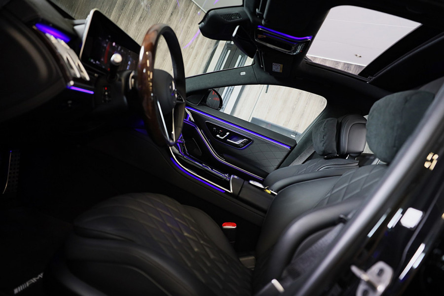 Mercedes-Benz S-Klasse 580 e 4MATIC Lang AMG Line / Chauffeurspakket Plus / Massage / Koptelefoons / Head Up / Pano / 360 Camera
