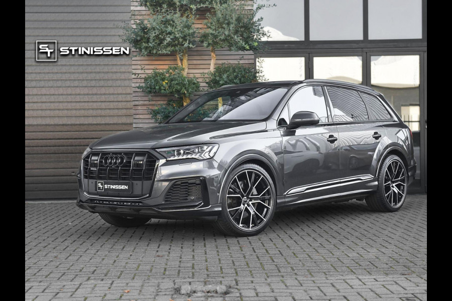 Audi Q7 55 TFSI quattro S Line Ex BTW/ BPM Panoramadak ACC Leren bekleding 22 inch velgen Trekhaak