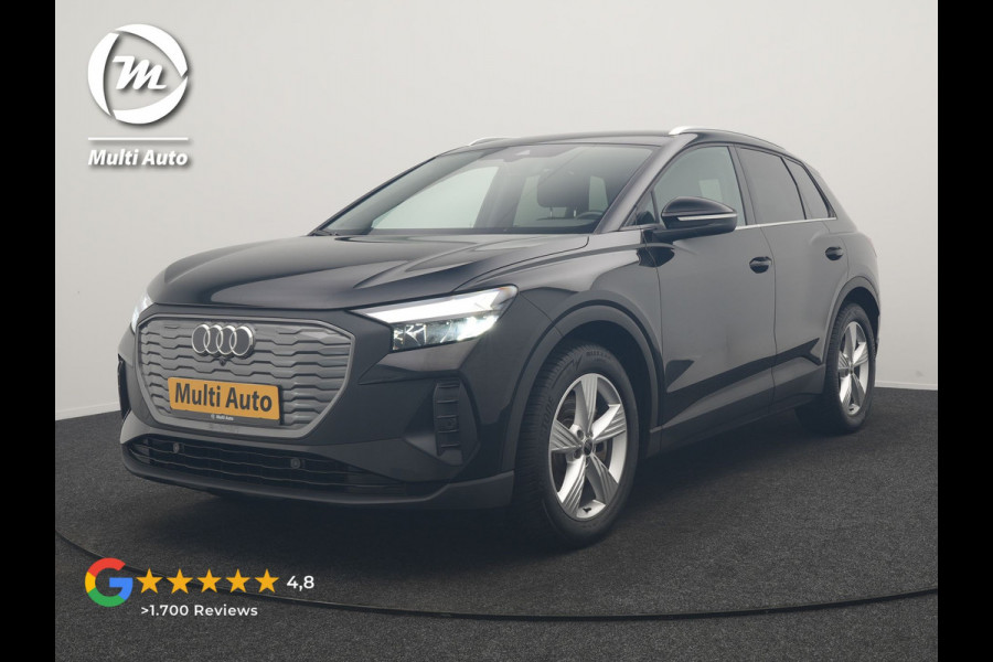 Audi Q4 e-tron 45 Quattro Advanced edition 77 kWh 265pk Dealer O.H. | SOH 97,9% | Trekhaak Af Fabriek | Adaptive Cruise | Camera | Sportstoelen & Stuur Verwarmd | Keyless | Navigatie | DAB | Virtual | Lane Assist |