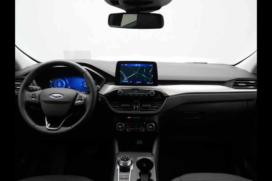 Ford Kuga 2.5 PHEV Titanium X 225pk Dealer O.H. | Trekhaak Af Fabriek | Adaptive Cruise | Head Up | 360 Camera | Sportstoelen & Stuur Verwarmd | BLIS | Keyless | Apple Carplay | Navigatie | DAB | 20"L.M |