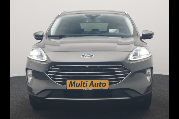 Ford Kuga 2.5 PHEV Titanium X 225pk Dealer O.H. | Trekhaak Af Fabriek | Adaptive Cruise | Head Up | 360 Camera | Sportstoelen & Stuur Verwarmd | BLIS | Keyless | Apple Carplay | Navigatie | DAB | 20"L.M |