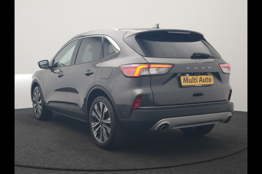 Ford Kuga 2.5 PHEV Titanium X 225pk Dealer O.H. | Trekhaak Af Fabriek | Adaptive Cruise | Head Up | 360 Camera | Sportstoelen & Stuur Verwarmd | BLIS | Keyless | Apple Carplay | Navigatie | DAB | 20"L.M |