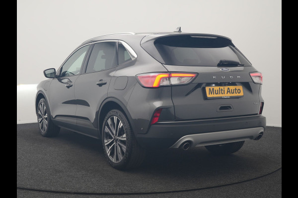 Ford Kuga 2.5 PHEV Titanium X 225pk Dealer O.H. | Trekhaak Af Fabriek | Adaptive Cruise | Head Up | 360 Camera | Sportstoelen & Stuur Verwarmd | BLIS | Keyless | Apple Carplay | Navigatie | DAB | 20"L.M |