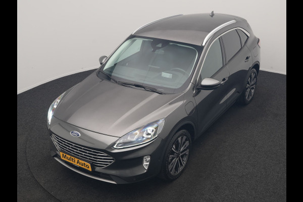 Ford Kuga 2.5 PHEV Titanium X 225pk Dealer O.H. | Trekhaak Af Fabriek | Adaptive Cruise | Head Up | 360 Camera | Sportstoelen & Stuur Verwarmd | BLIS | Keyless | Apple Carplay | Navigatie | DAB | 20"L.M |