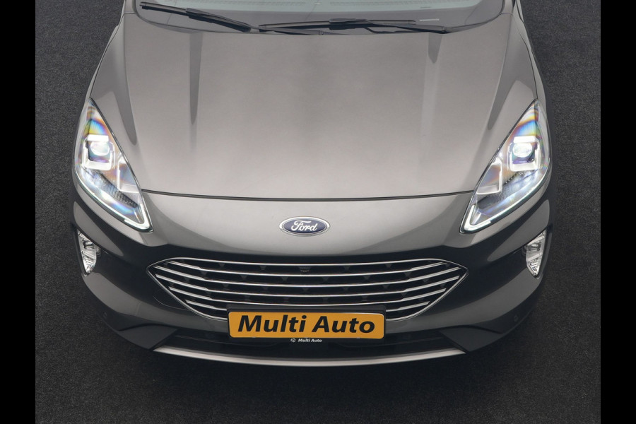 Ford Kuga 2.5 PHEV Titanium X 225pk Dealer O.H. | Trekhaak Af Fabriek | Adaptive Cruise | Head Up | 360 Camera | Sportstoelen & Stuur Verwarmd | BLIS | Keyless | Apple Carplay | Navigatie | DAB | 20"L.M |