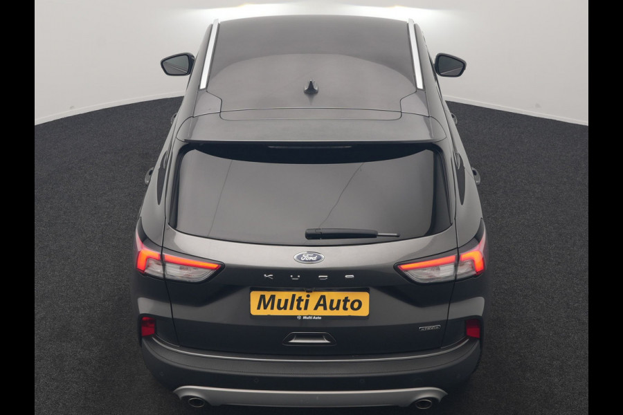 Ford Kuga 2.5 PHEV Titanium X 225pk Dealer O.H. | Trekhaak Af Fabriek | Adaptive Cruise | Head Up | 360 Camera | Sportstoelen & Stuur Verwarmd | BLIS | Keyless | Apple Carplay | Navigatie | DAB | 20"L.M |