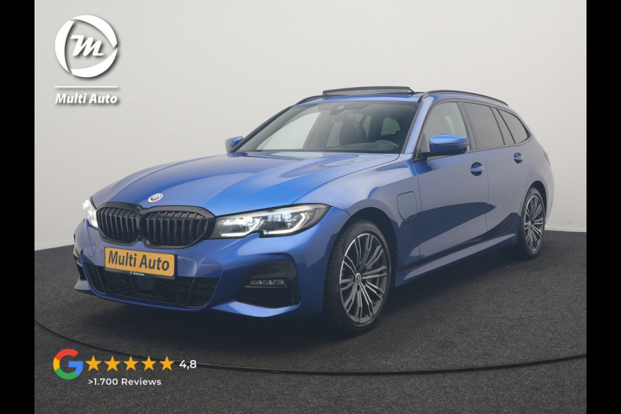 BMW 3 Serie Touring 330e M Sport PHEV 293pk Dealer O.H. | SOH 89,2% | Panodak | Head Up | Adaptive Cruise | 360 Camera | Adaptief Onderstel | Laser LED | Alcantara Sportstoelen Memory & Verwarmd | Sfeerverlichting | Keyless |  BLIS | Stuur Vewarmd Apple Carplay | Plug In Hybrid |