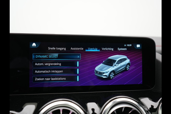 Mercedes-Benz EQA 250 AMG Line 67 kWh 190pk Dealer O.H. | Panodak | Camera | Sfeerverlichting | Alcantara Sportstoelen Verwarmd | BLIS | Keyless | Apple Carplay | Cruise Control | Navigatie | DAB | Virtual |