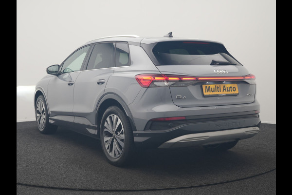 Audi Q4 e-tron 40 S Line 77 kWh 204pk Dealer O.H. | SOH 96,5 % | Trekhaak Af Fabriek | Adaptive Cruise | Head Up | Camera | Matrix LED | Sportstoelen Verwarmd | Sfeerverlichting | BLIS | Keyless | Apple Carplay | Navigatie | DAB | 19"L.M |