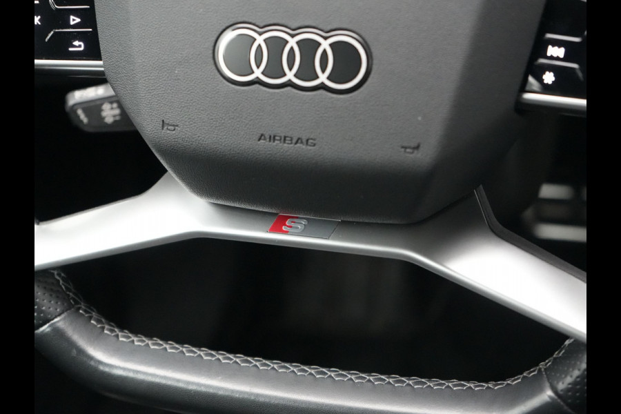 Audi Q4 e-tron 40 S Line 77 kWh 204pk Dealer O.H. | SOH 96,5 % | Trekhaak Af Fabriek | Adaptive Cruise | Head Up | Camera | Matrix LED | Sportstoelen Verwarmd | Sfeerverlichting | BLIS | Keyless | Apple Carplay | Navigatie | DAB | 19"L.M |