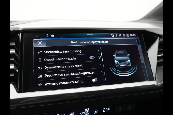 Audi Q4 e-tron 40 S Line 77 kWh 204pk Dealer O.H. | SOH 96,5 % | Trekhaak Af Fabriek | Adaptive Cruise | Head Up | Camera | Matrix LED | Sportstoelen Verwarmd | Sfeerverlichting | BLIS | Keyless | Apple Carplay | Navigatie | DAB | 19"L.M |