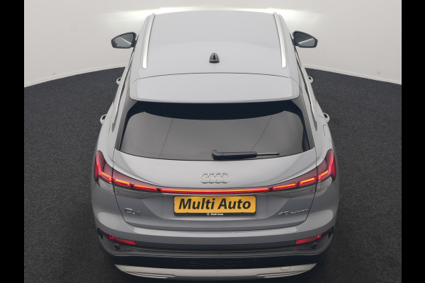 Audi Q4 e-tron 40 S Line 77 kWh 204pk Dealer O.H. | SOH 96,5 % | Trekhaak Af Fabriek | Adaptive Cruise | Head Up | Camera | Matrix LED | Sportstoelen Verwarmd | Sfeerverlichting | BLIS | Keyless | Apple Carplay | Navigatie | DAB | 19"L.M |