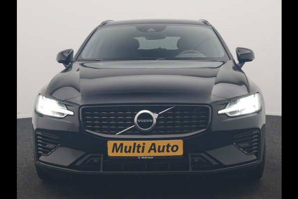 Volvo V60 T6 Recharge AWD R-Design PHEV 340pk Dealer O.H. | SOH 82,8% | Camera | Harman / Kardon | Lederen Sportstoelen Memory & Verwarmd | Stuur Verwarmd | Keyless | BLIS | Cruise Control | Apple Carplay | Navigatie | DAB | 20"L.M | Plug In Hybrid