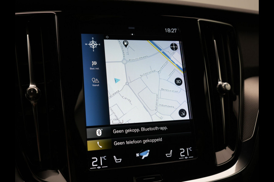 Volvo V60 T6 Recharge AWD R-Design PHEV 340pk Dealer O.H. | SOH 82,8% | Camera | Harman / Kardon | Lederen Sportstoelen Memory & Verwarmd | Stuur Verwarmd | Keyless | BLIS | Cruise Control | Apple Carplay | Navigatie | DAB | 20"L.M | Plug In Hybrid