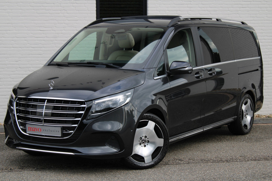 Mercedes-Benz V-Klasse 300d / AMG / Exclusive / 7-Pers / Pano / Luchtv / Elec Stoel / Burmester / Vol Opties / NIEUW!!