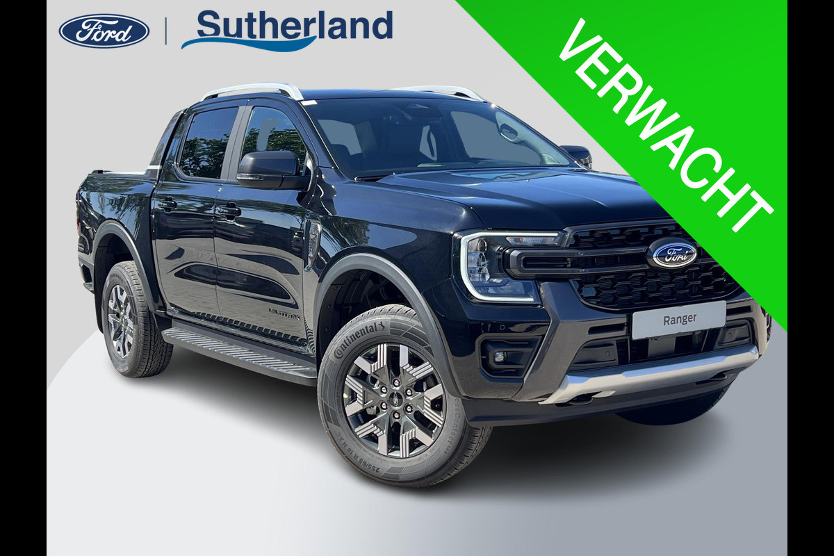 Ford Ranger 2.3 PHEV Wildtrak Double Cab | 281pk |  5 persoons! |  Blue Cruise Voorbereiding | Technology Pack Plus Trailer | Cargo Area Pack | Power Rollertop | Prijs excl. BTW incl. BPM | laadkabel mode 3 16A