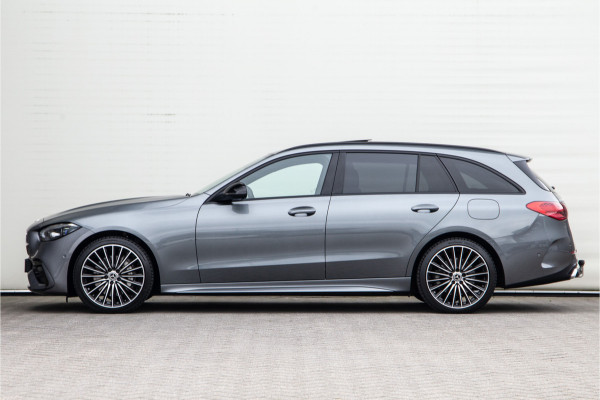 Mercedes-Benz C-Klasse Estate 300 e AMG Premium, Pano, Distronic, Trekhaak, Leder, Nightpakket 2023
