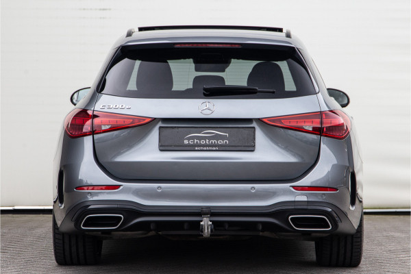 Mercedes-Benz C-Klasse Estate 300 e AMG Premium, Pano, Distronic, Trekhaak, Leder, Nightpakket 2023