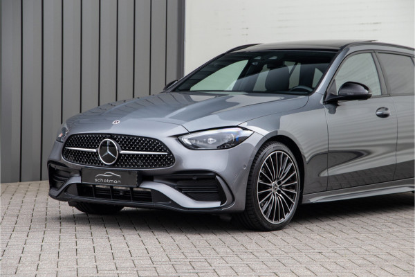 Mercedes-Benz C-Klasse Estate 300 e AMG Premium, Pano, Distronic, Trekhaak, Leder, Nightpakket 2023
