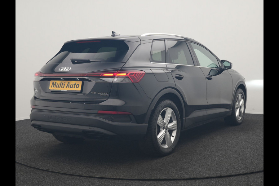 Audi Q4 e-tron 45 Quattro Advanced edition 77 kWh 265pk Dealer O.H. | SOH 97,9% | Trekhaak Af Fabriek | Adaptive Cruise | Camera | Sportstoelen & Stuur Verwarmd | Keyless | Navigatie | DAB | Virtual | Lane Assist |