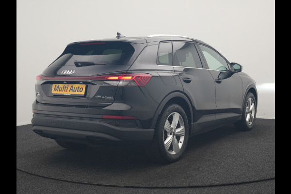 Audi Q4 e-tron 45 Quattro Advanced edition 77 kWh 265pk Dealer O.H. | SOH 97,9% | Trekhaak Af Fabriek | Adaptive Cruise | Camera | Sportstoelen & Stuur Verwarmd | Keyless | Navigatie | DAB | Virtual | Lane Assist |