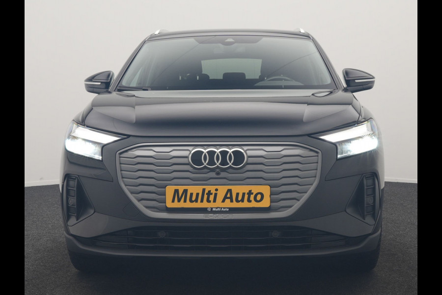 Audi Q4 e-tron 45 Quattro Advanced edition 77 kWh 265pk Dealer O.H. | SOH 97,9% | Trekhaak Af Fabriek | Adaptive Cruise | Camera | Sportstoelen & Stuur Verwarmd | Keyless | Navigatie | DAB | Virtual | Lane Assist |