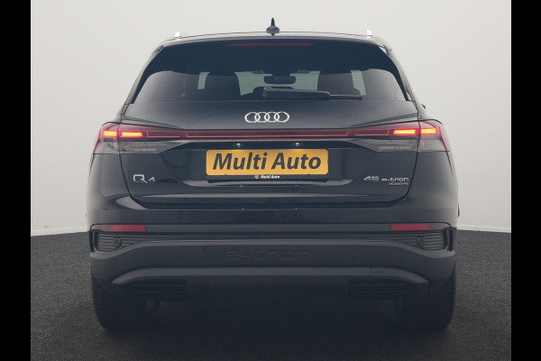 Audi Q4 e-tron 45 Quattro Advanced edition 77 kWh 265pk Dealer O.H. | SOH 97,9% | Trekhaak Af Fabriek | Adaptive Cruise | Camera | Sportstoelen & Stuur Verwarmd | Keyless | Navigatie | DAB | Virtual | Lane Assist |