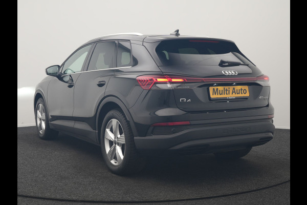 Audi Q4 e-tron 45 Quattro Advanced edition 77 kWh 265pk Dealer O.H. | SOH 97,9% | Trekhaak Af Fabriek | Adaptive Cruise | Camera | Sportstoelen & Stuur Verwarmd | Keyless | Navigatie | DAB | Virtual | Lane Assist |