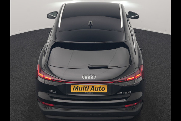 Audi Q4 e-tron 45 Quattro Advanced edition 77 kWh 265pk Dealer O.H. | SOH 97,9% | Trekhaak Af Fabriek | Adaptive Cruise | Camera | Sportstoelen & Stuur Verwarmd | Keyless | Navigatie | DAB | Virtual | Lane Assist |