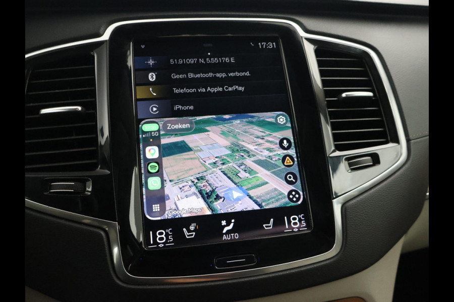 Volvo XC90 2.0 T8 RECHARGE AWD 390 PK 7P + TREKHAAK | PANORAMA | H/K | 360 CAMERA | HEAD-UP