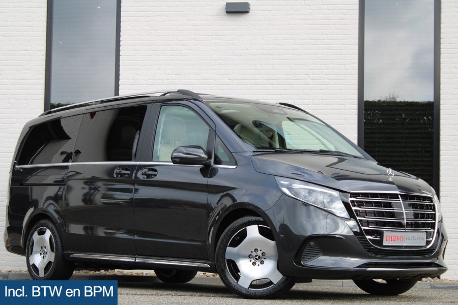 Mercedes-Benz V-Klasse 300d / AMG / Exclusive / 7-Pers / Pano / Luchtv / Elec Stoel / Burmester / Vol Opties / NIEUW!!