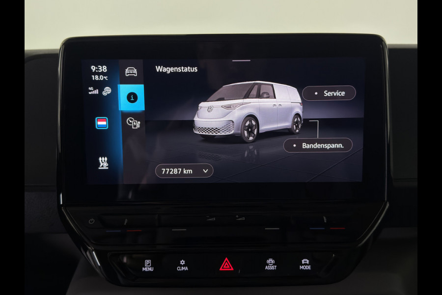 Volkswagen ID. Buzz Cargo 77 kWh | SOH 95,3% | Trekhaak Elek. | Stuur verwarmd | Climatronic | Pass. bank
