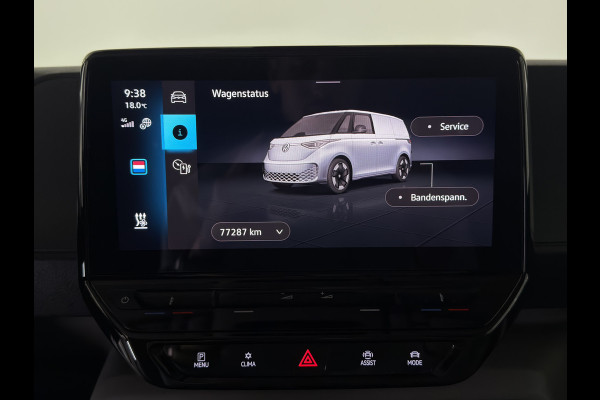 Volkswagen ID. Buzz Cargo 77 kWh | SOH 95,3% | Trekhaak Elek. | Stuur verwarmd | Climatronic | Pass. bank