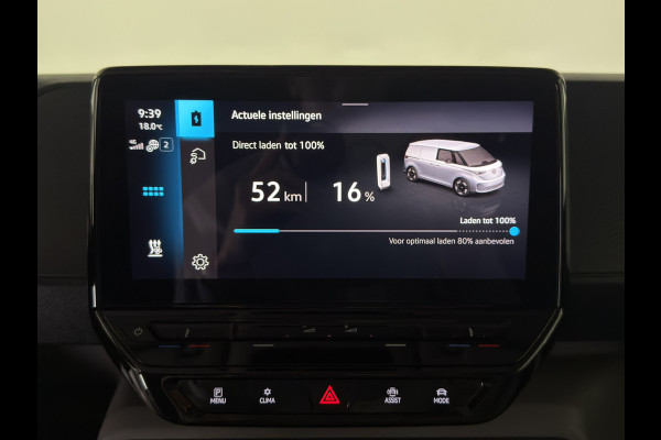 Volkswagen ID. Buzz Cargo 77 kWh | SOH 95,3% | Trekhaak Elek. | Stuur verwarmd | Climatronic | Pass. bank