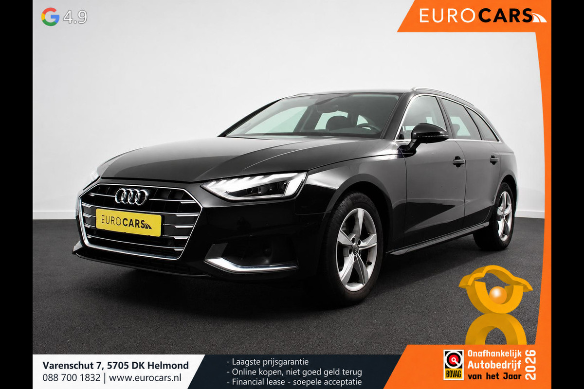 Audi A4 Avant 40 TFSI 190pk S-Tronic Advanced Prestige Tour Plus Navigatie Climate Control Electrische bedienbare achterklep Stoelverwarming