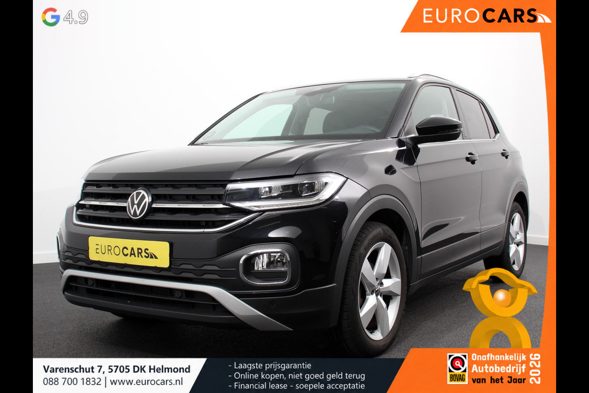 Volkswagen T-Cross 1.5 TSI DSG Style Team Navigatie Apple Carplay/Android Auto Adaptive cruise control Parkeersensoren Camera Stoelverwarming Virtual Cockpit Keyless Entry Lane assist Privacy glas