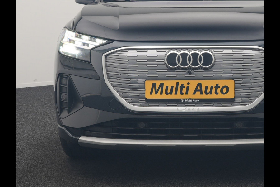 Audi Q4 Sportback e-tron 40 S edition 77 kWh 204pk Dealer O.H. | Trekhaak Af Fabriek | Panodak | Adaptive Cruise | Head Up | 360 Camera | Matrix LED | Lederen Sportstoelen & Stuur Verwarmd | Keyless | Apple Carplay | Navigatie | DAB | 20"L.M |
