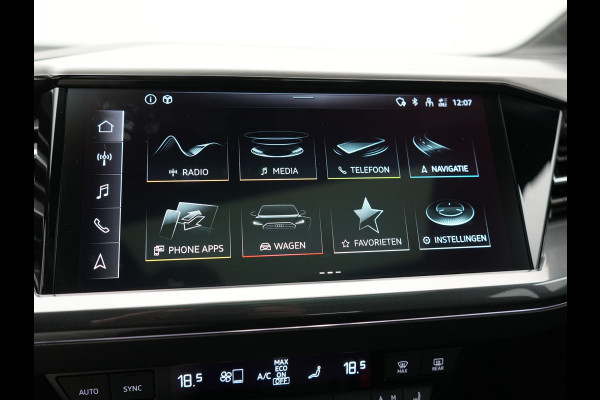 Audi Q4 Sportback e-tron 40 S edition 77 kWh 204pk Dealer O.H. | Trekhaak Af Fabriek | Panodak | Adaptive Cruise | Head Up | 360 Camera | Matrix LED | Lederen Sportstoelen & Stuur Verwarmd | Keyless | Apple Carplay | Navigatie | DAB | 20"L.M |