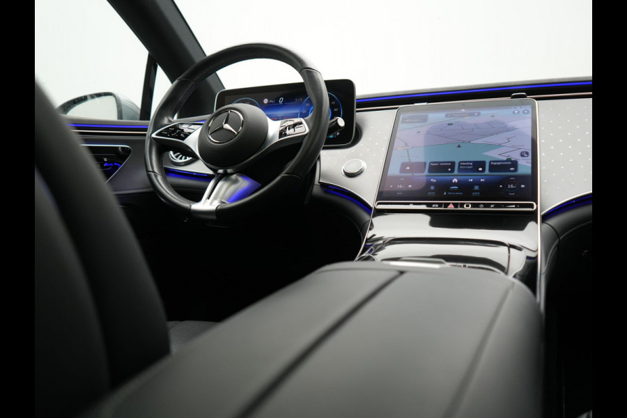 Mercedes-Benz EQE 350+ Luxury Line 91 kWh 292pk Dealer O.H. | SOH 97,5% | Panodak | Adaptive Cruise | Camera | Lederen Sportstoelen Memory & Ventilatie | Stoelen & Stuur Verwarmd | Sfeerverlichting | BLIS | Keyless | Apple Carplay | Navigatie | DAB |