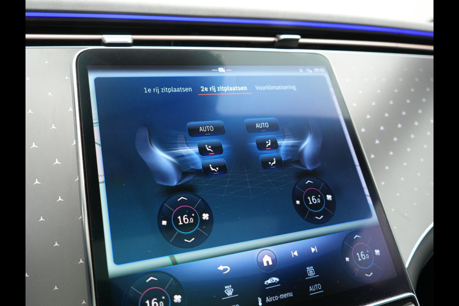 Mercedes-Benz EQE 350+ Luxury Line 91 kWh 292pk Dealer O.H. | SOH 97,5% | Panodak | Adaptive Cruise | Camera | Lederen Sportstoelen Memory & Ventilatie | Stoelen & Stuur Verwarmd | Sfeerverlichting | BLIS | Keyless | Apple Carplay | Navigatie | DAB |