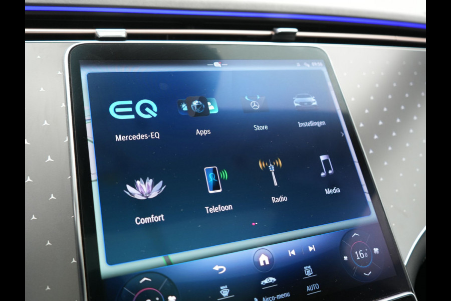 Mercedes-Benz EQE 350+ Luxury Line 91 kWh 292pk Dealer O.H. | SOH 97,5% | Panodak | Adaptive Cruise | Camera | Lederen Sportstoelen Memory & Ventilatie | Stoelen & Stuur Verwarmd | Sfeerverlichting | BLIS | Keyless | Apple Carplay | Navigatie | DAB |