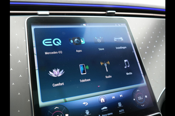 Mercedes-Benz EQE 350+ Luxury Line 91 kWh 292pk Dealer O.H. | SOH 97,5% | Panodak | Adaptive Cruise | Camera | Lederen Sportstoelen Memory & Ventilatie | Stoelen & Stuur Verwarmd | Sfeerverlichting | BLIS | Keyless | Apple Carplay | Navigatie | DAB |