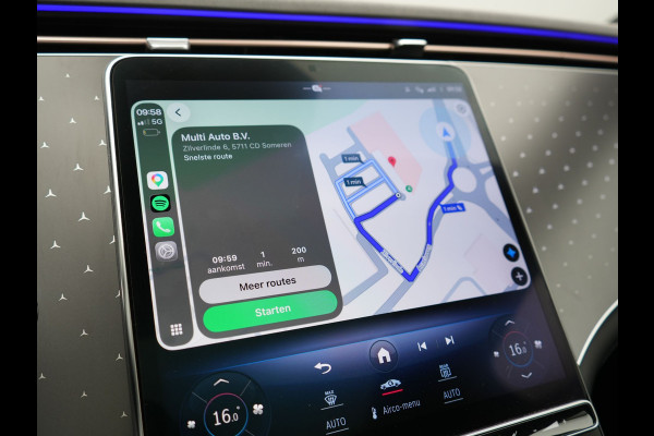 Mercedes-Benz EQE 350+ Luxury Line 91 kWh 292pk Dealer O.H. | SOH 97,5% | Panodak | Adaptive Cruise | Camera | Lederen Sportstoelen Memory & Ventilatie | Stoelen & Stuur Verwarmd | Sfeerverlichting | BLIS | Keyless | Apple Carplay | Navigatie | DAB |